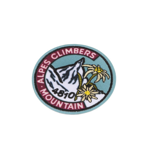 Set di 3 distintivi di montagna 4810 alpinisti 5 cm x 5 cm