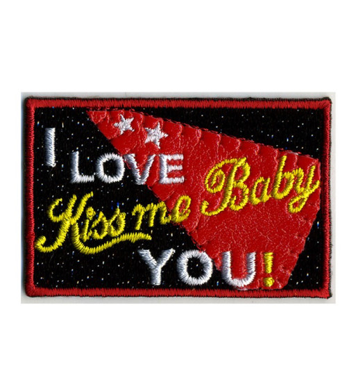 Set of 3 I love you! iron-on patches