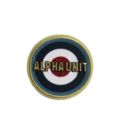 Set of 3 alpha unit sport badges 4.7cm x 4.7cm