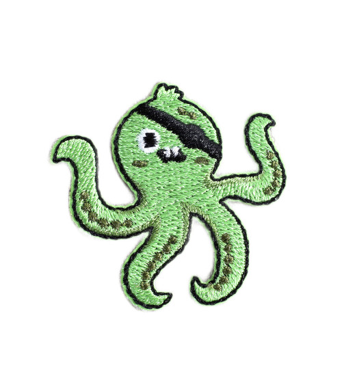 Kleines Tierpflaster Oktopus Augenklappe 4cm x 4cm