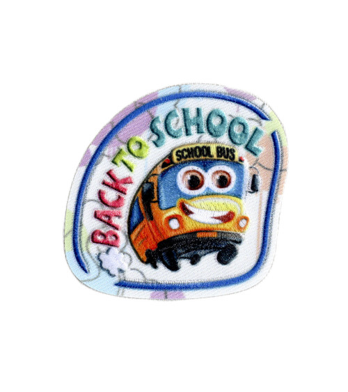 Insignia escolar de regreso a clases 4cm x 4,7cm