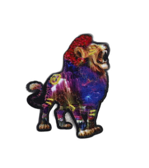 Lion fantastic animals badge 5cm x 6.5cm