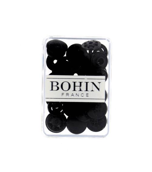 Bohin white snap fasteners without pliers