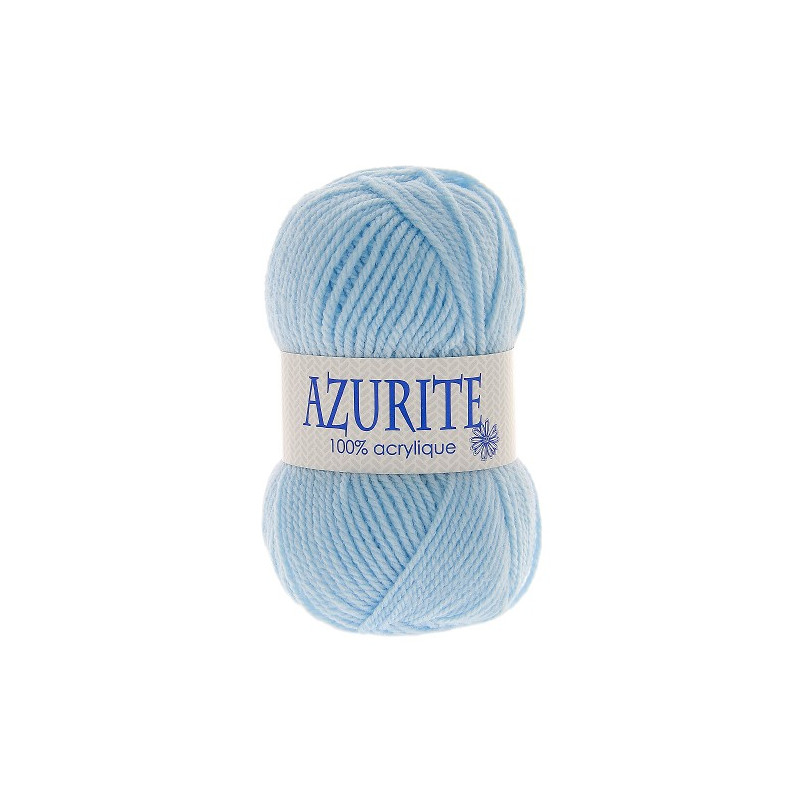 Lot de 10 pelotes de laine à tricoter Azurite 100% acrylique bleu layette  3036 -  - Vente en ligne d'articles de mercerie