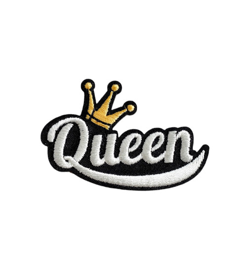 Ecusson  queen queen 5cm x 3,2cm