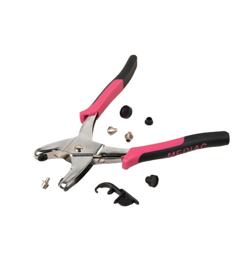 Pink and black multifunction pliers