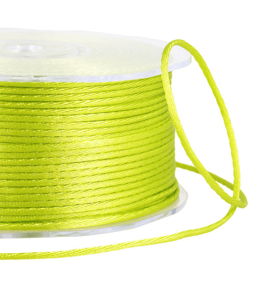 100m spool of 2mm rat tail anise green