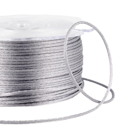 100m spool of 2mm rat tail Grey Blue