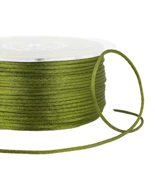 100m spool of 2mm khaki rat tail