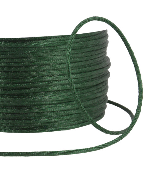 100m spool of rat tail 2mm Bottle Green