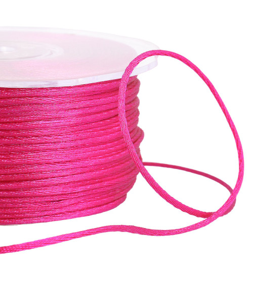 Spulen 100 m Rattenschwanz 2 mm Fuchsia