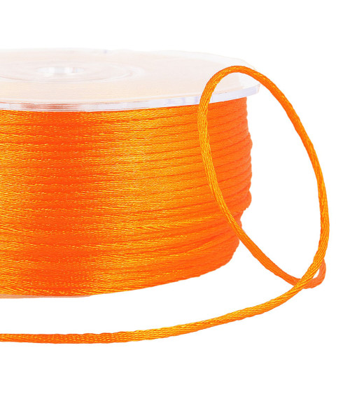 100 m Rolle Rattenschwanz 2 mm Orange