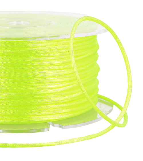 Spool 100m rat tail 2mm yellow