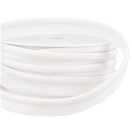 Bobine 15m passepoil mèche Blanc 5mm