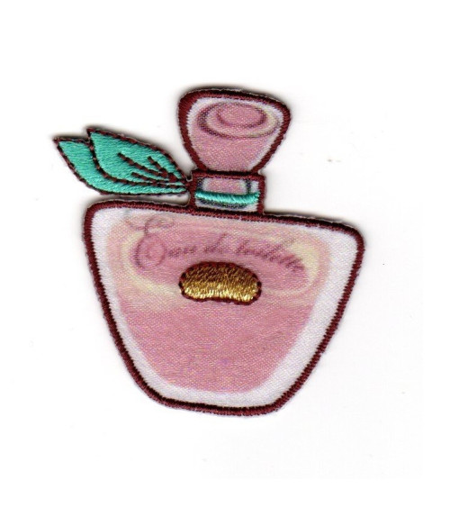 Set of 3 iron-on Perfume badges 4.5x4.5cm