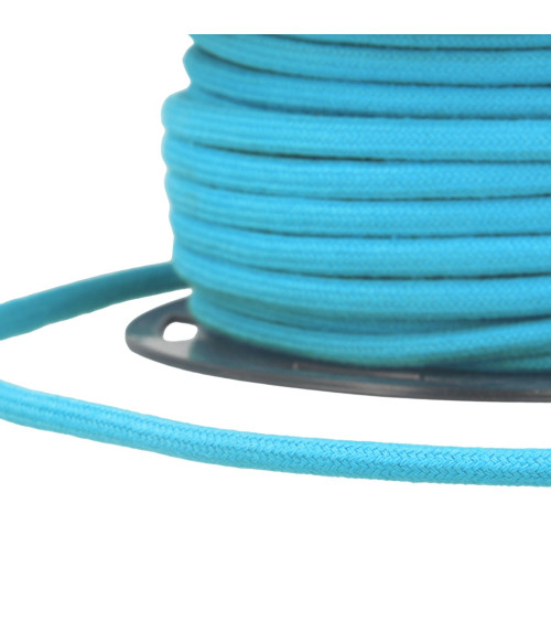 30m spool of 4mm blue cotton cord