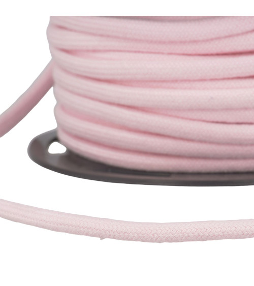 Bobina da 30 m Cordoncino di cotone rosa da 4 mm