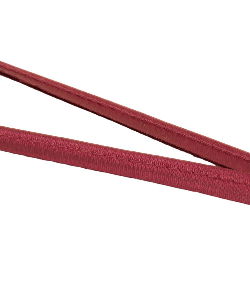 Bobina da 25mt tubo satinato da 10mm rosso bordeaux