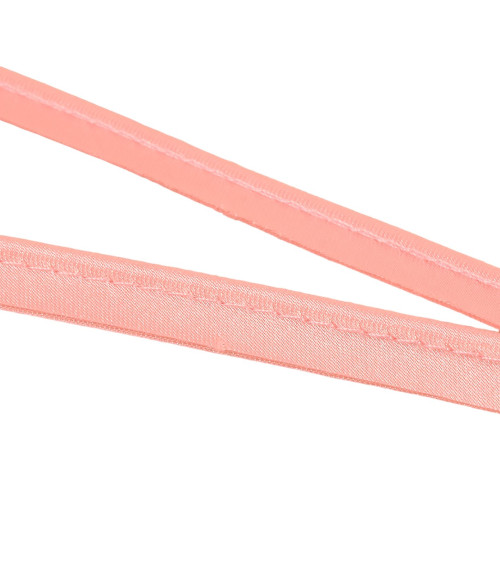 25m spool of 10mm light pink satin piping