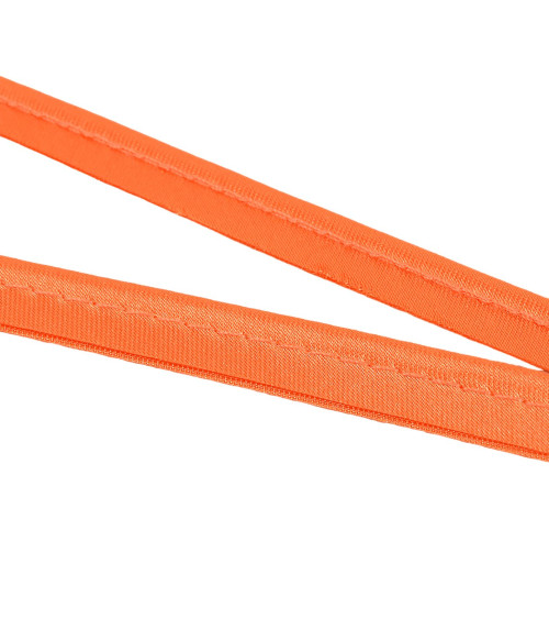 25m spool of 10mm orange satin piping