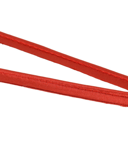 10mm red satin piping by the meter