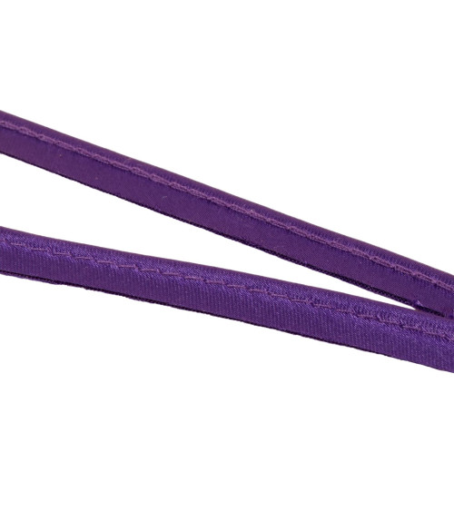 Ribete satinado morado de 10 mm por metro.