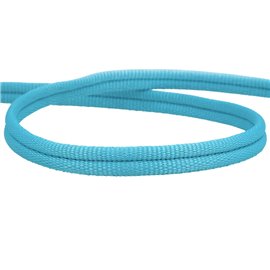 Bobine 20m double cordon Bleu turquoise 9mm