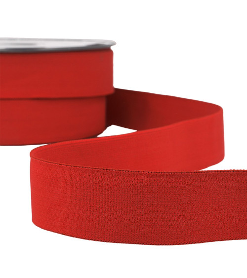 20m reel of red boxer elastic 32mm