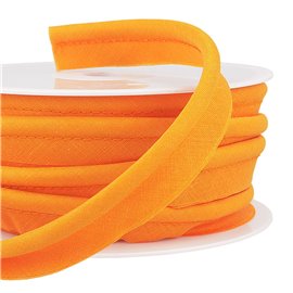 Bobine 15m passepoil mèche Orange 5mm