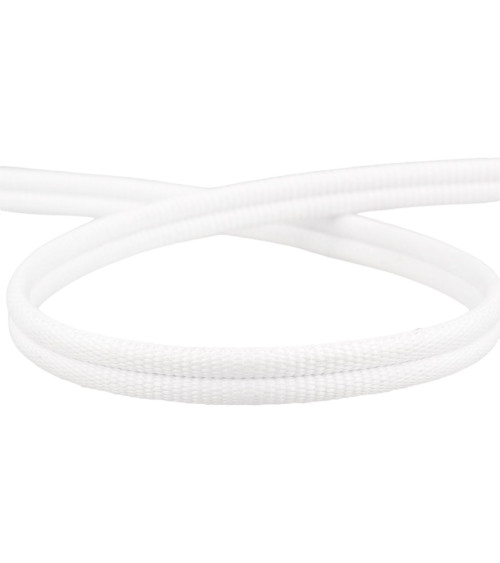 Double 9mm white cord per meter