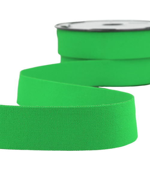 20m reel of green boxer elastic