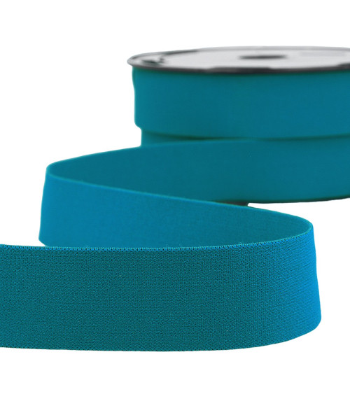 20m reel of duck blue boxer elastic