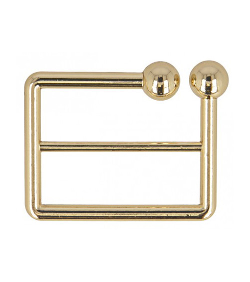 40mm gold zinc belt buckle