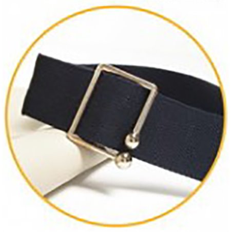 Boucle ceinture zinc dorée 40mm