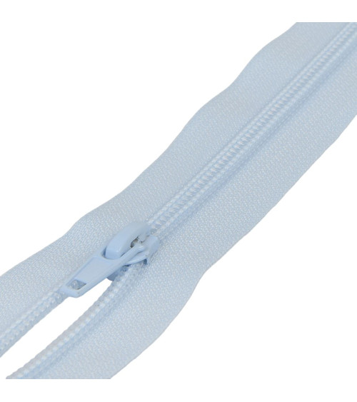 Separable sports zipper spiral mesh - baby blue