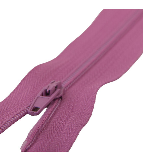 Feiner Verschluss Polyester Nr. 2, Farbe Fuchsia