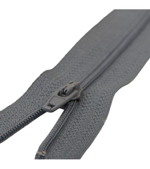 Fine Polyester closure No. 2 dark gray color