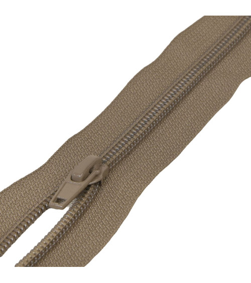 Separable sports zipper spiral mesh - chestnut bronze