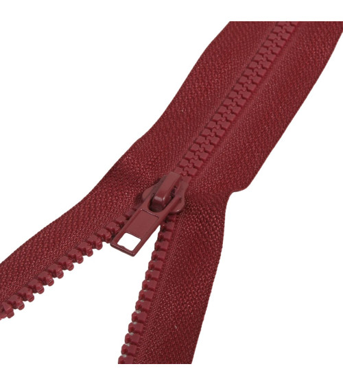 Separable injected closure ideal for jacket - Beaujolais red