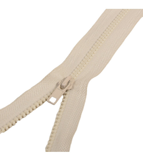 Separable injected closure ideal for jacket - stone beige