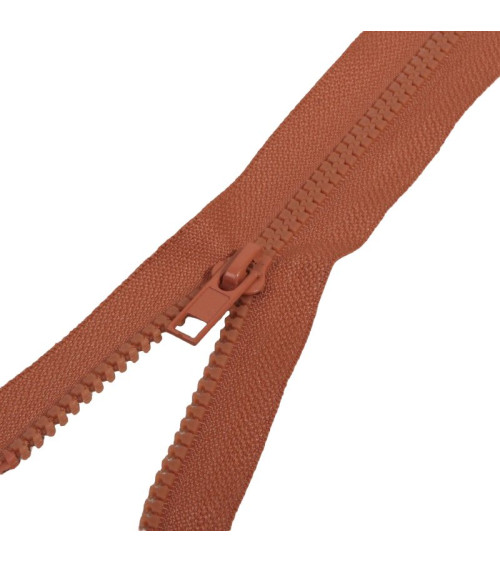 Ideal separable injected closure for jacket - rust orange