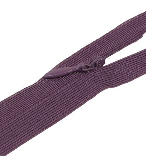 Invisible non-separable adjustable closure - rollable violet