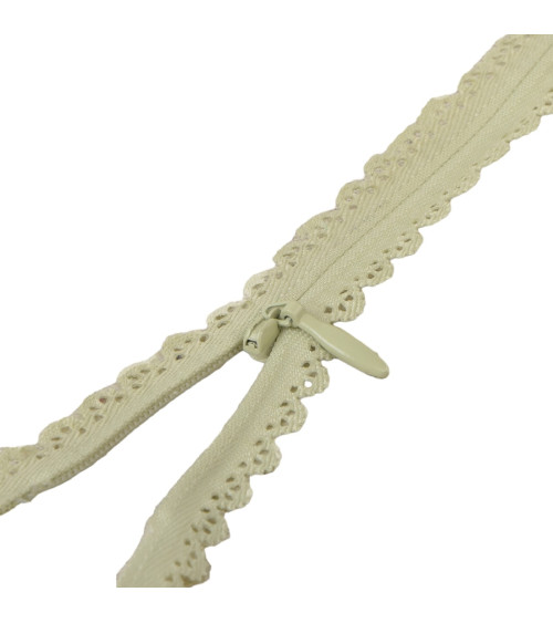 Adjustable non-separable lace closure - pastis yellow