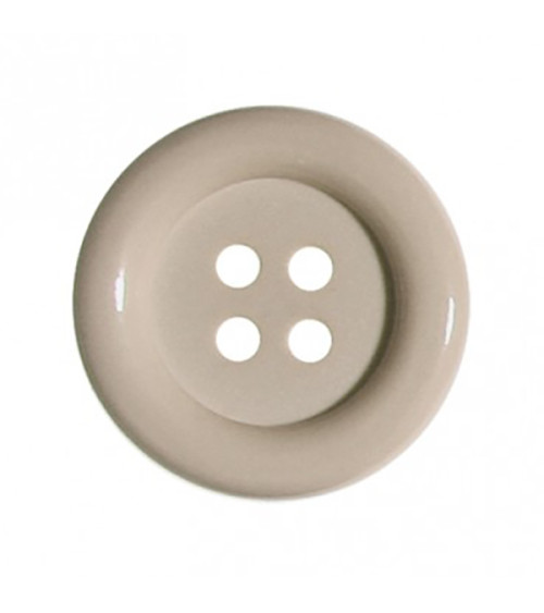 Clown button beige color