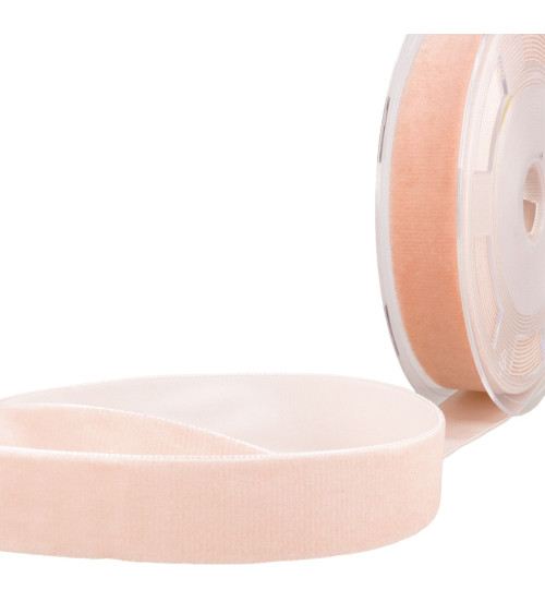 10m reel of high density light pink velvet