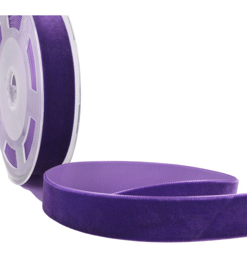 Bobina 10m Terciopelo morado alta densidad