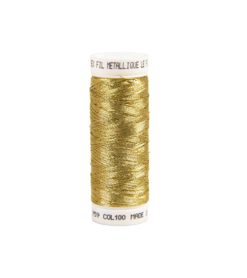 150m gold metallic thread made in France