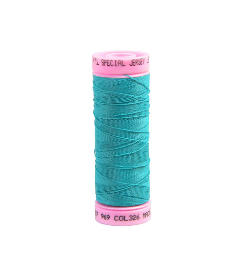 Special jersey thread 140m delphinium blue made in France