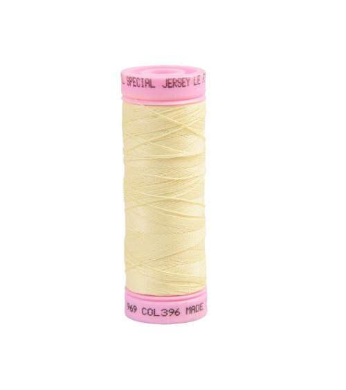 Special jersey thread 140m frost white made in France