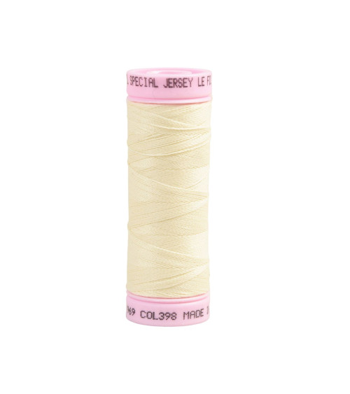 Special jersey thread 140m ecru made in France